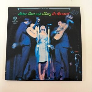 Vintage Record Peter, Paul and Mary In Concert Vinyl LP Warner Bros